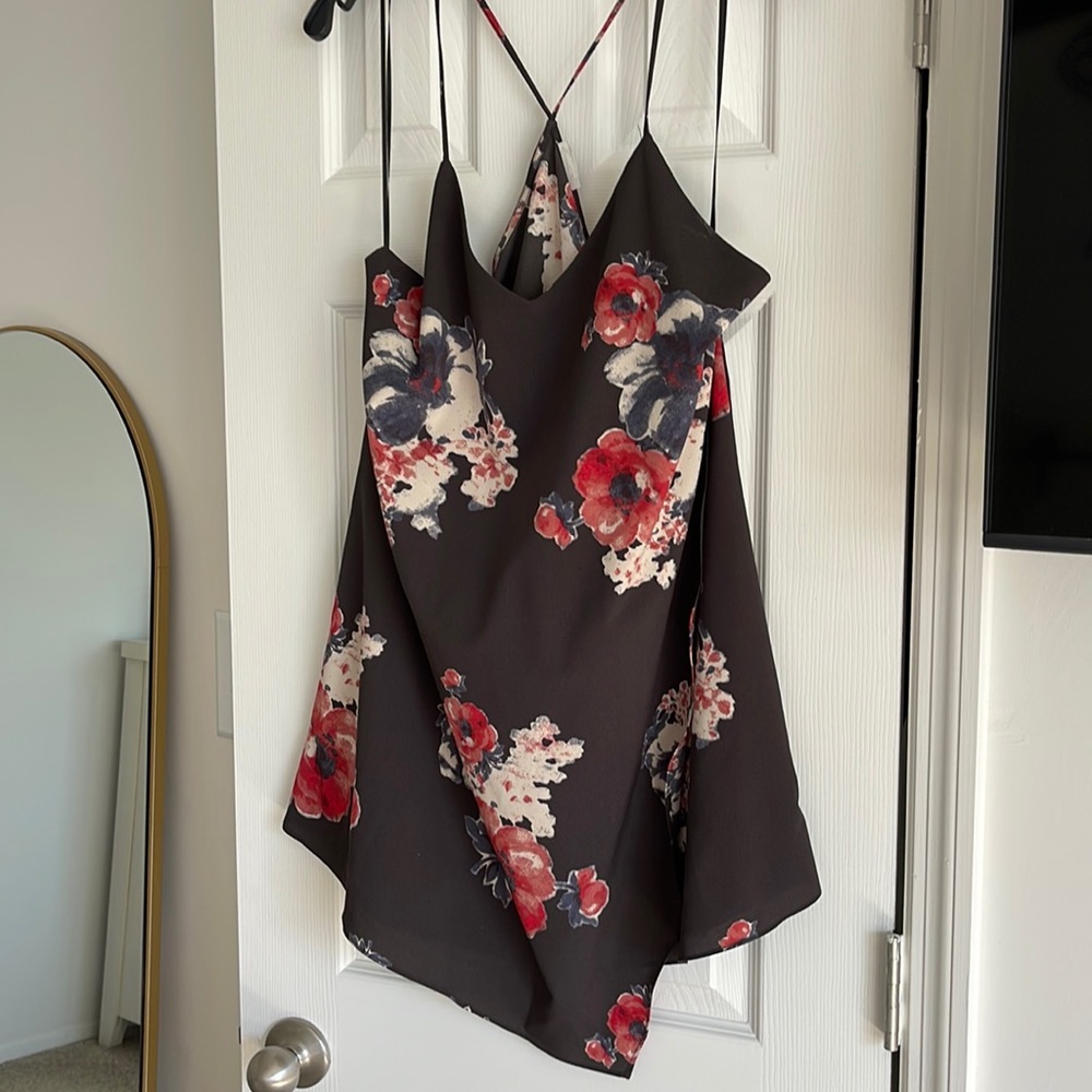 Free people mini dress racer back
